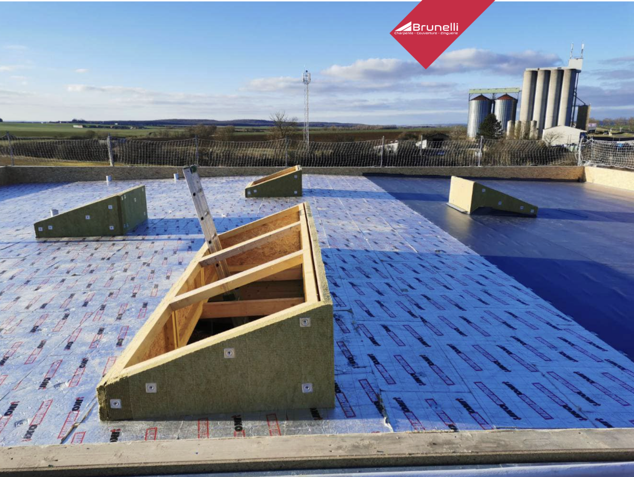 Toiture terrasse étanchéité isolation - Brunelli Grand-Est